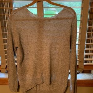 Halogen Zipper Back Sweater